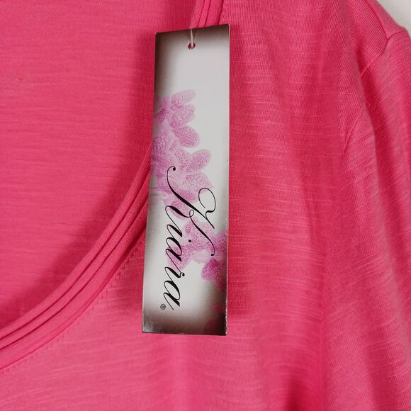 Kiara XL Long Sleeve Embellished Pullover Pink New - Picture 9 of 10